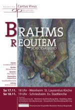 2018 Brahms Schicksalslied u Ein deutsches Requiem